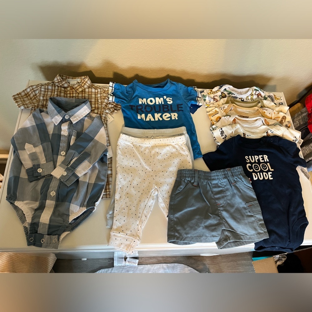 3-6 Month Baby Boy Bundle of Clothes